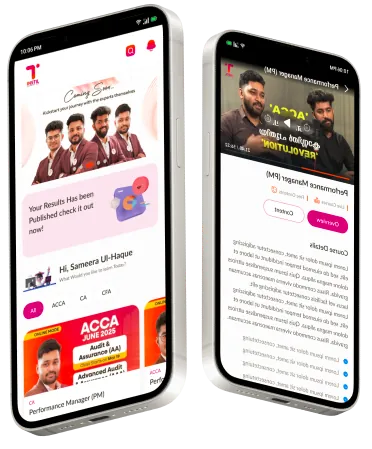 Two smartphone screens showing the Instil app